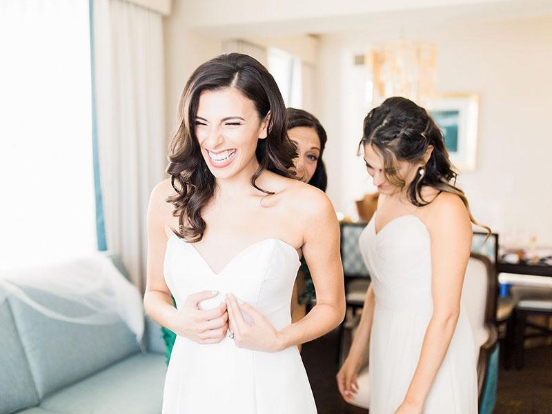 bride getting ready