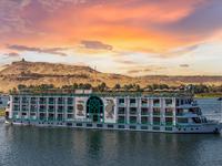 The exterior of the Sonesta Moon Goddess Nile River cruise.