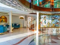 The lobby of the Sonesta Moon Goddess Nile River cruise.