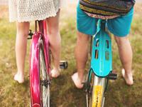 people on bikes